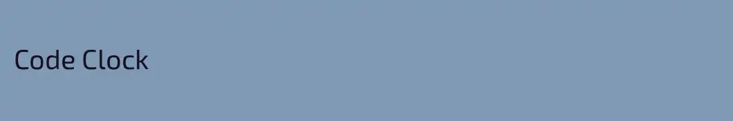 Code Clock
